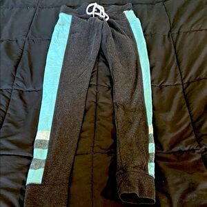 Women’s Black and Blue Leggings by Pink